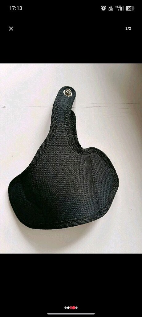 bez kumaş kemere takilan yarım ağız - 2