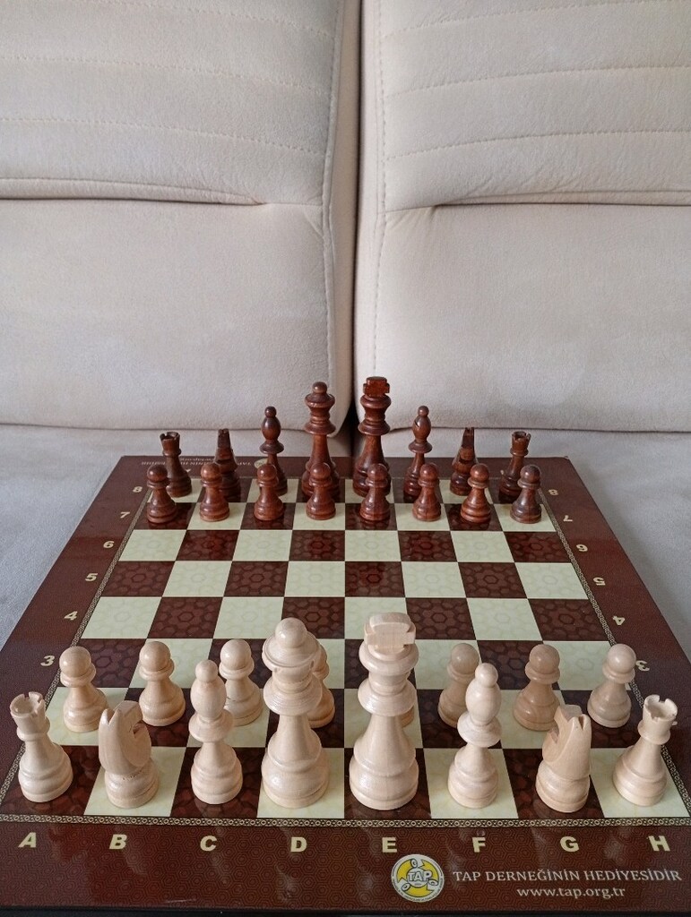Ahşap santranç takımı. Kaliteli bir üründür. - 12