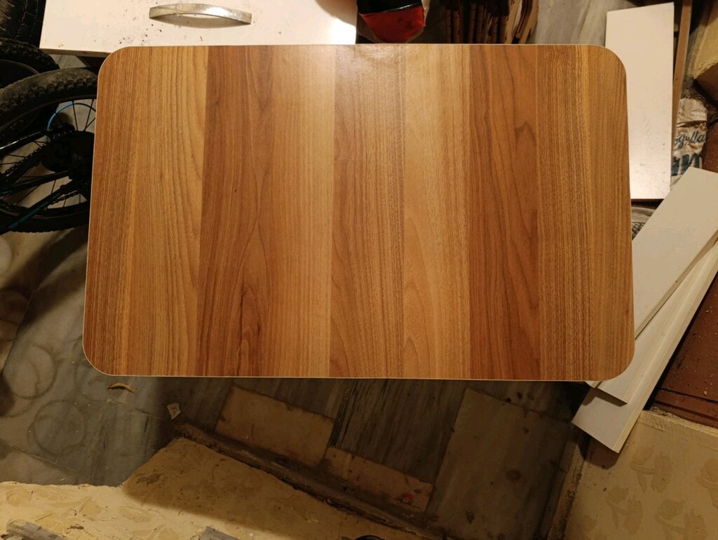 3 Adet tabure(27x27x45)ve 1 adet ahşap masa (50x80) - 12