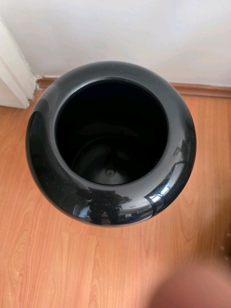 Pota Kapak Çöp Kovası 15 lt Siyah - 2