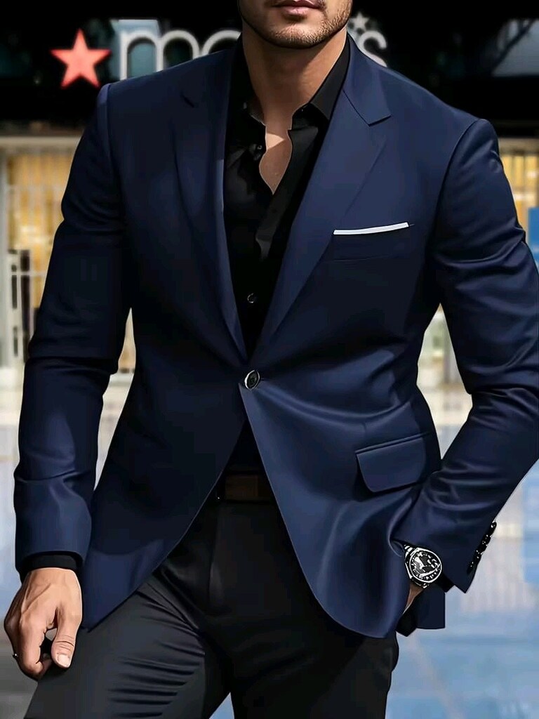 Lacivert Ceket M Beden sıfır - 3