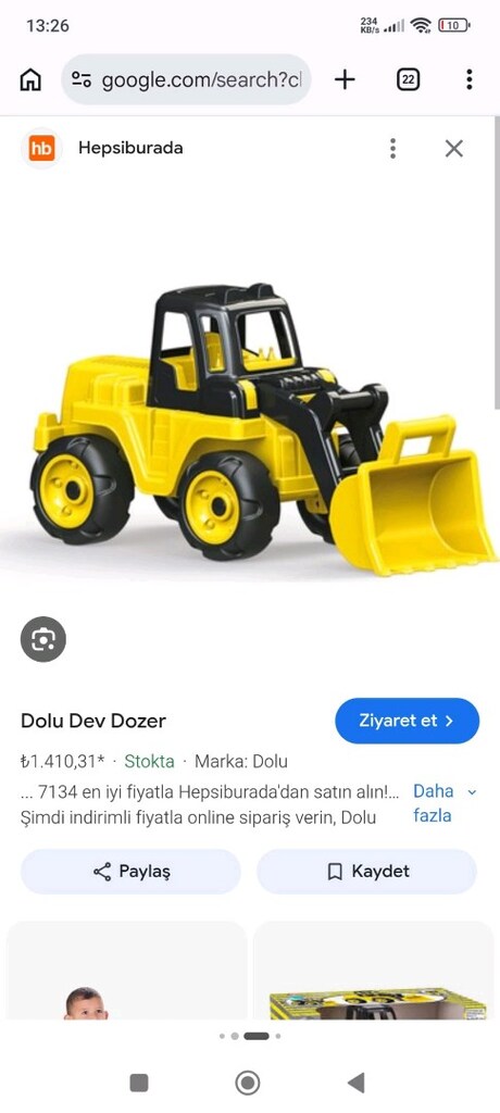 dev araba seti oyuncak - 5