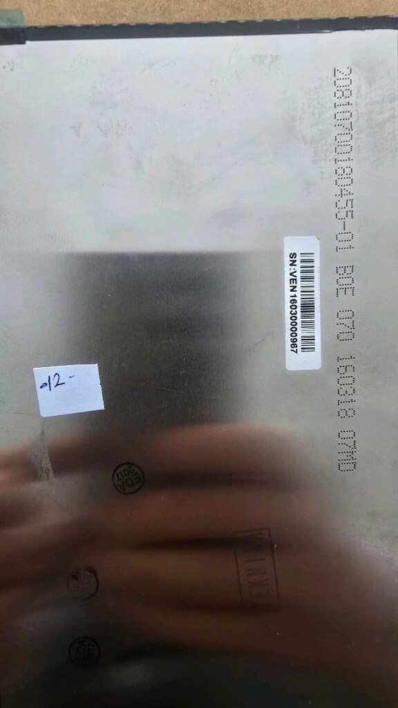 20810700180455-01 BOE 070 kodlu tablet teyp multimedya üretim ekranlar - 3