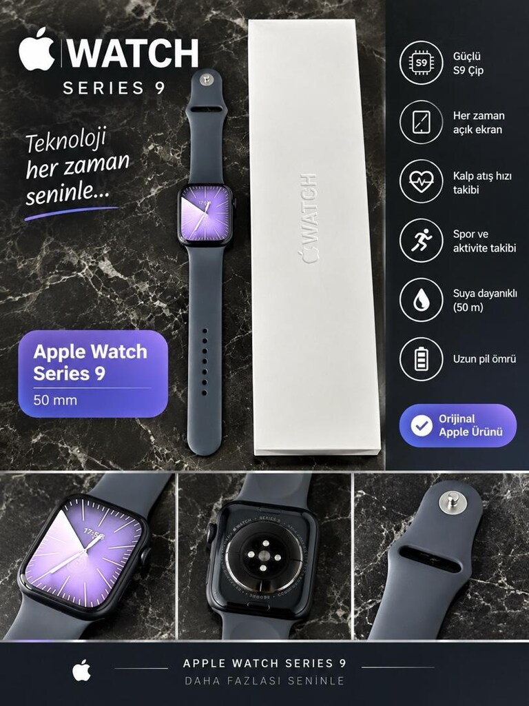 Apple Watch Series 8 45 mm gps – %100 Pil - 7