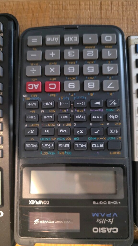 Casio bilimsel hesap makinesi, Açıklama oku - 3