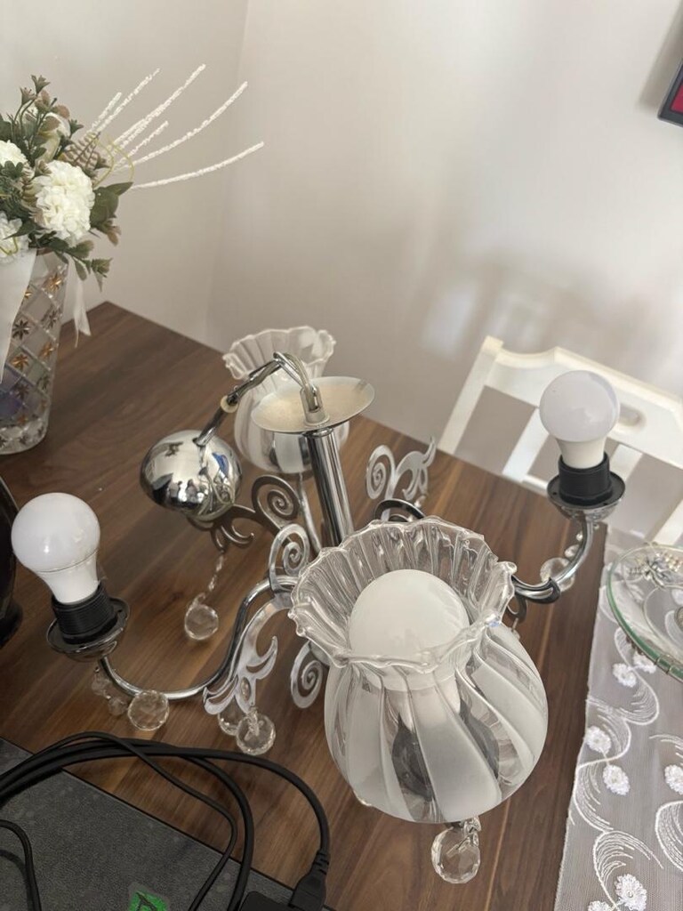salon gümüş 4lü avize - 3