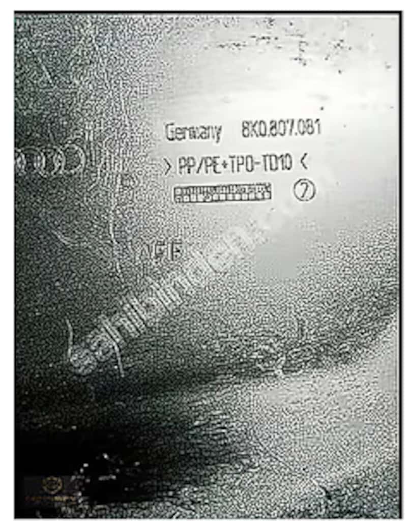 8K0807081 AUDİ A4 PANEL ÜST BAKALİTİ 2009 2012 - 2