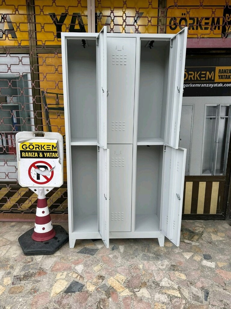 6 KAPILI METAL SOYUNMA DOLABI ÜCRETSİZ TESLİMAT - 5