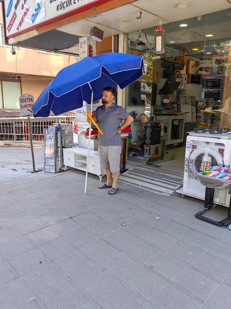 DEV KAMPANYA PLAJ ŞEMSİYESİ ŞEMSİYE KAMP PİKNİK YÜZME KARAVAN MAGAZADA - 6