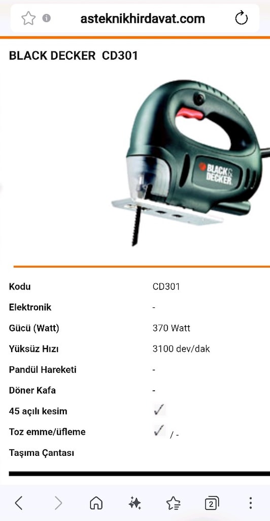 Black&Decker Testere - 7