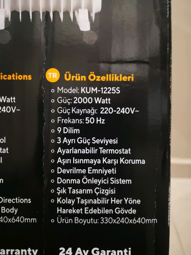 Yağlı Radyatör kumtel - 4