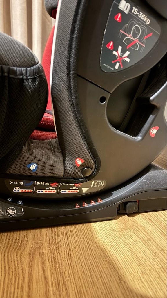Joie isofix oto koltuğu kırmızı - 3