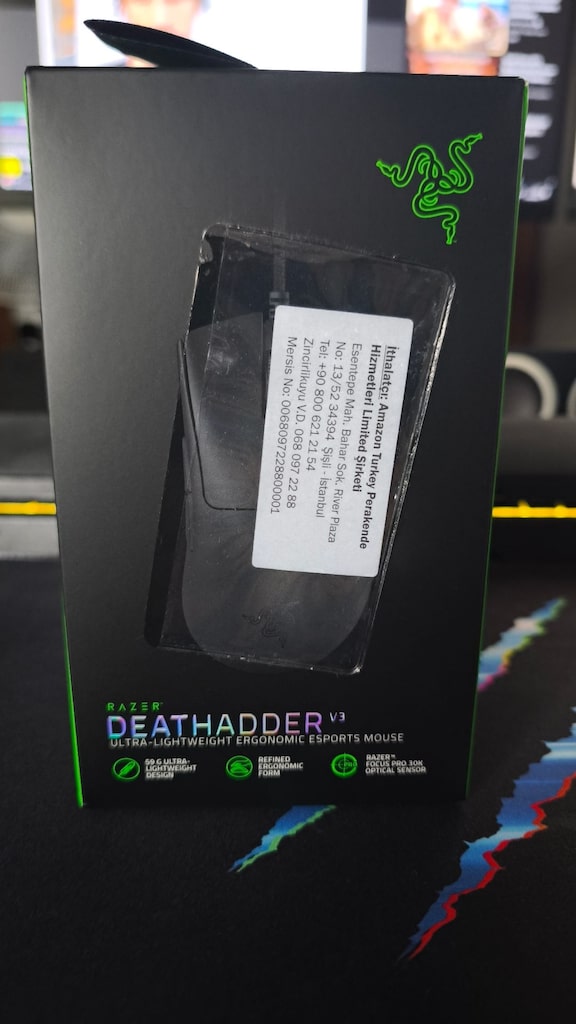 Razer DeathAdder V3 | Sorunsuz / Kutu ve Garanti Mevcut - 3
