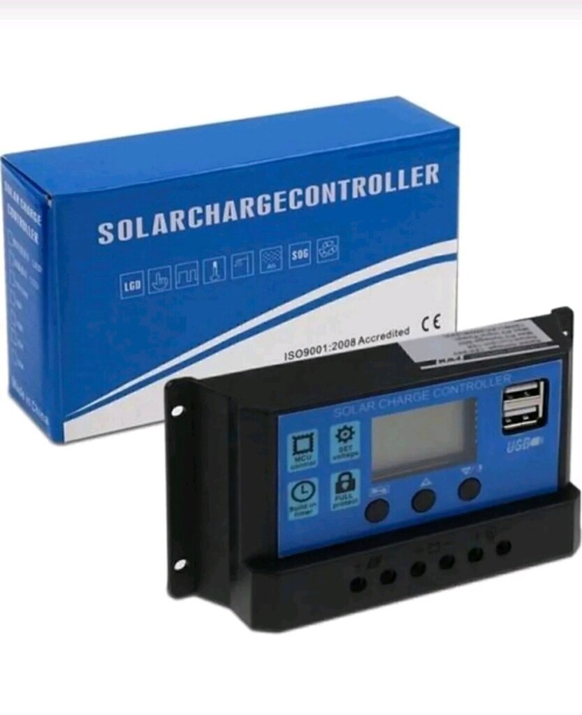 SIFIR YENİ ÜRÜN GÜNEŞ PANELİ 30 AMPER ŞARJ KONTROL CİHAZI 12-24 VOLT Ç - 3