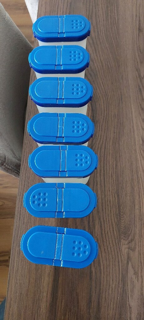 Tupperware baharat takımı 7 li - 3