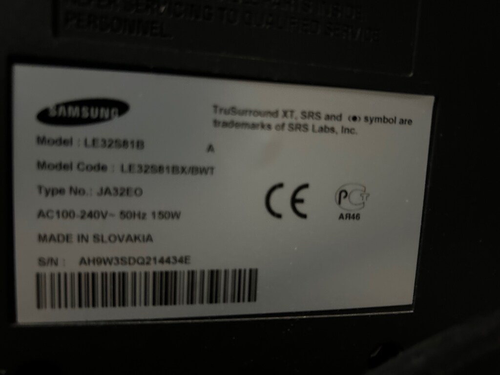 Samsung TV ‘32’ HD - 2