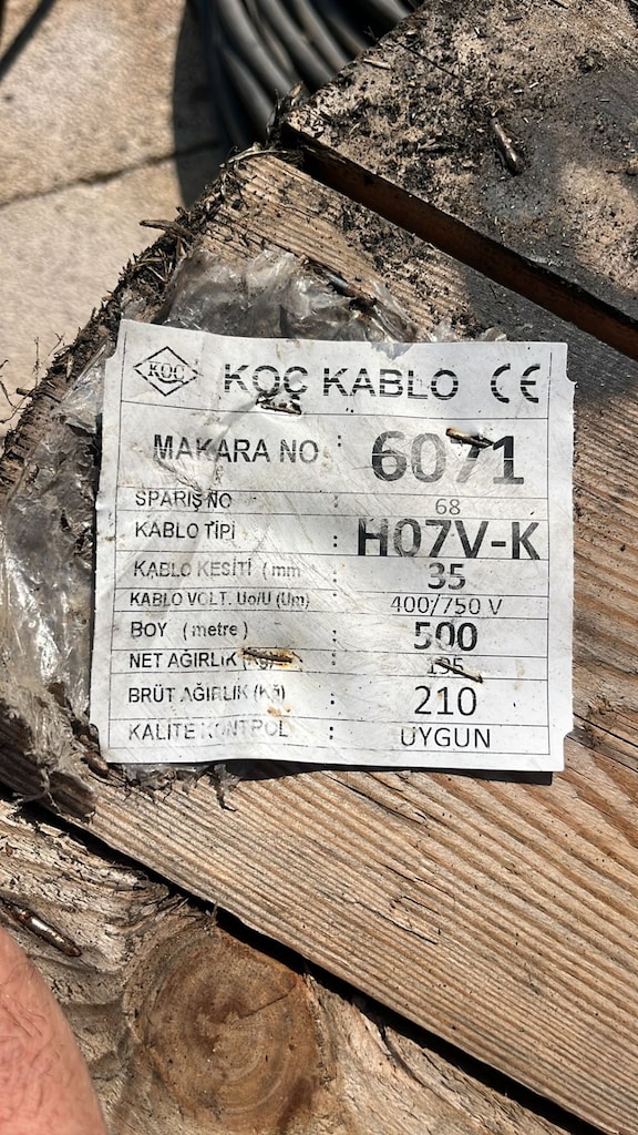 TOPRAKLAMA KABLOSU - 6