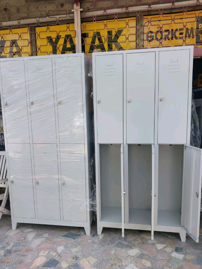 6 KAPILI METAL PERSONEL SOYUNMA DOLABI UCRETSİZ TESLİMAT - 7