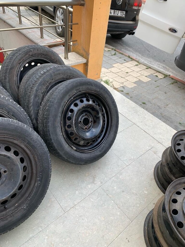 13 14 15 inç teneke jant lastik takımm - 2
