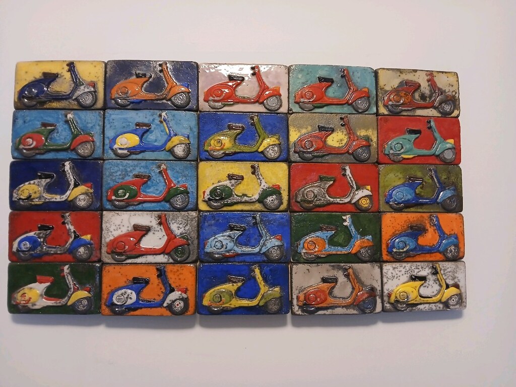 ART GALATA SANAT TEVFİK karagözoğlu vespael yapımı seramik - 3
