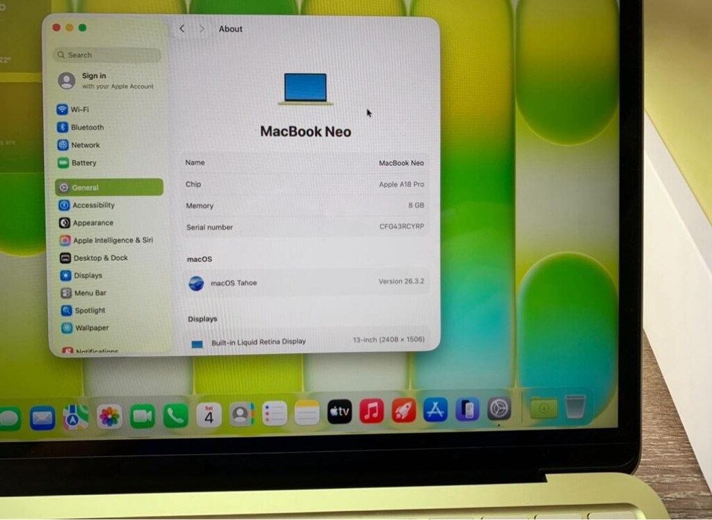 Acil satilik 512gb+parmak izi Çift garantili macbook neo - 3