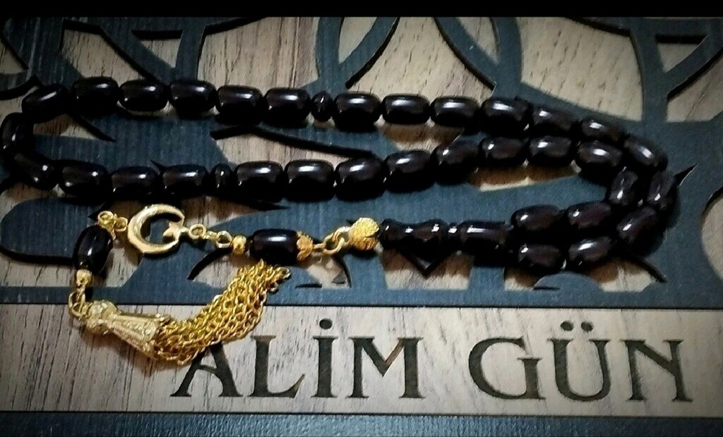 TESBİH GÜNLÜK ÇEKİME UYGUN KALİTE ÇUBUK SIKMA ATEŞ KEHRİBAR TESBİHLER - 9
