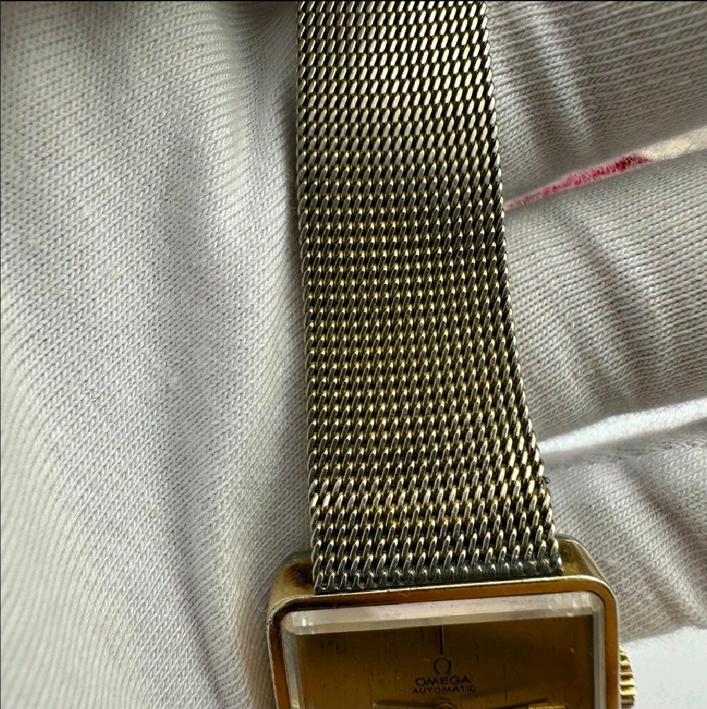OMEGA De Ville Otomatik Vintage Kare Kasa Kol Saati - 6