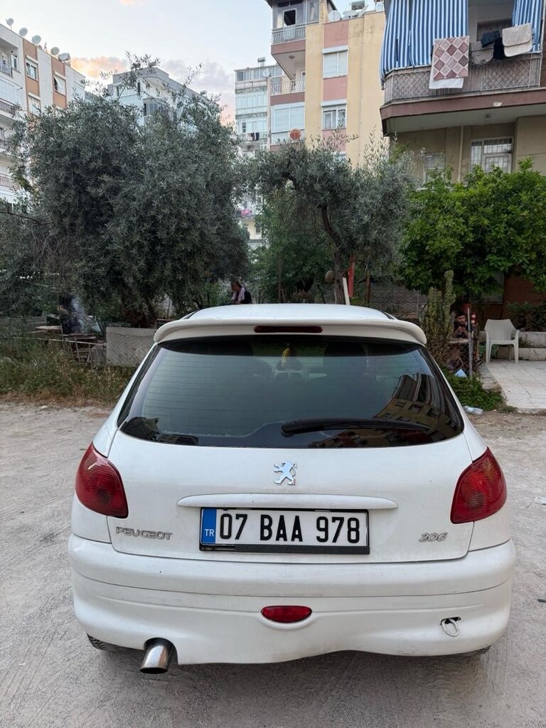 SIFIR VİZE DİPDİRİ 2008 PEUGEOT 206 SIFIR MOTOR - 4