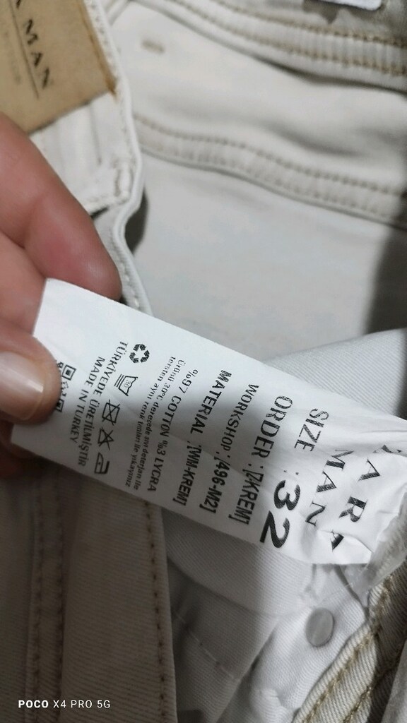 #Erkek pantolon #Zara..esnek likralı skinny.. - 6
