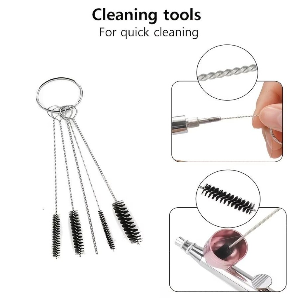 Profesyonel Airbrush Sprey Boya Tabancası Kompresör HORTUMLU Set - 3