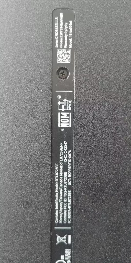 HP HQ-TRE 71025 Notebook Parçaları - 6