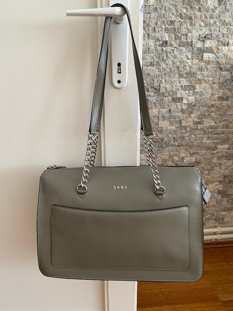 ACİL SATILIK – Orijinal DKNY (Donna Karan New York) Deri Çanta – 3.000