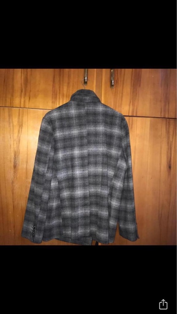 koton gri kaban L beden yeni