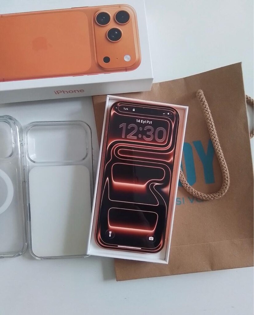 Memurdan 15 Ay Apple Tr Garantili iPhone 17 Pro 256GB Kozmik Turuncu - 6
