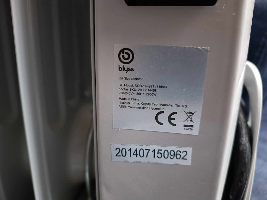 Blyss 11 Dilimli Elektrikli Isıtıcı (NDB-1G-29T) - 10