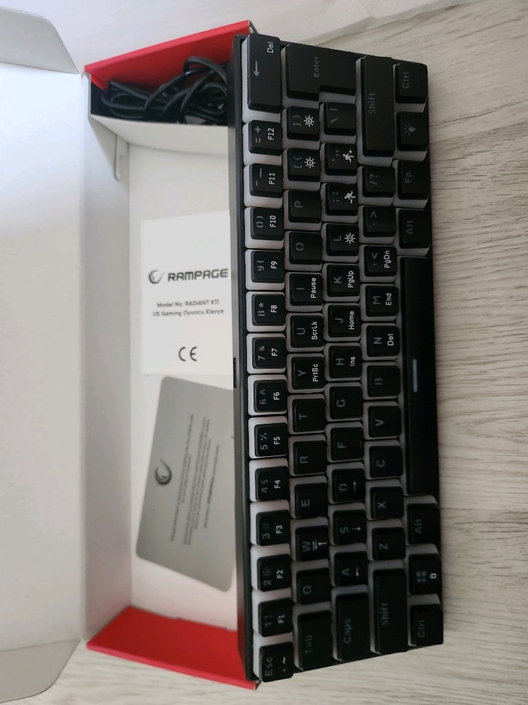 Rampage Radiant K11 Mekanik Oyuncu Klavyesi - 6