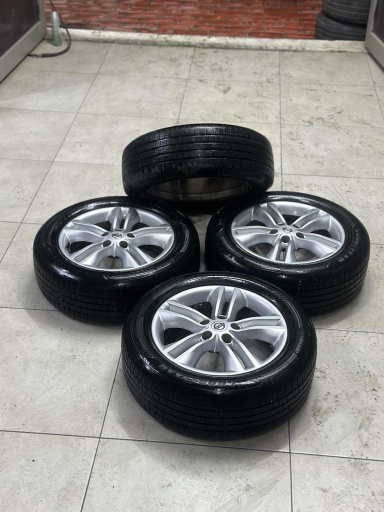 17 inç 5x114.3 orjinal Nissan jant lastik hatasız - 4