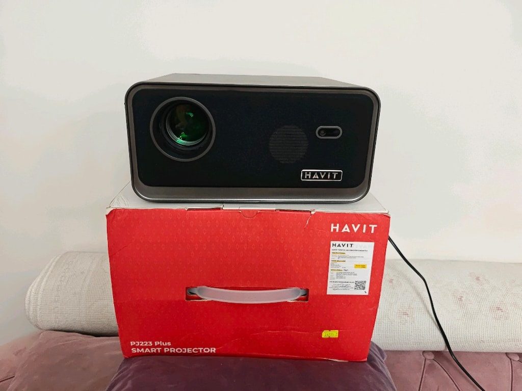 havit 1200 ANSI lümen full çok az kullanıldı projeksiyon - 5