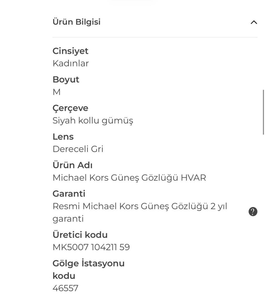 Mıchael kors güneş gözlüğü - 7