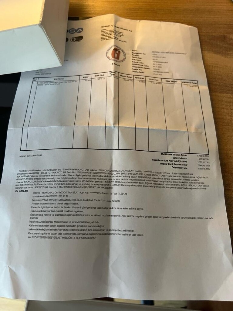 APPLE PENCİL + İPAD 9 ÇOK TEMİZ FATURALI (256 gb) - 4