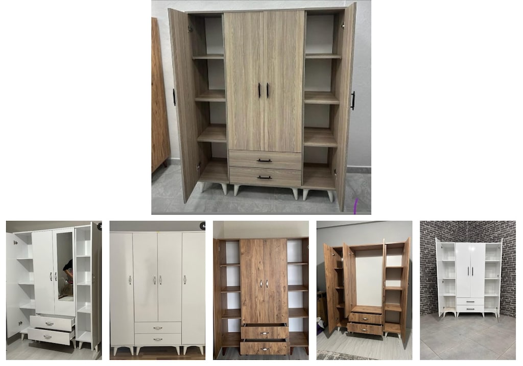 4 kapaklı elbise dolabı nurtgmladn - 6