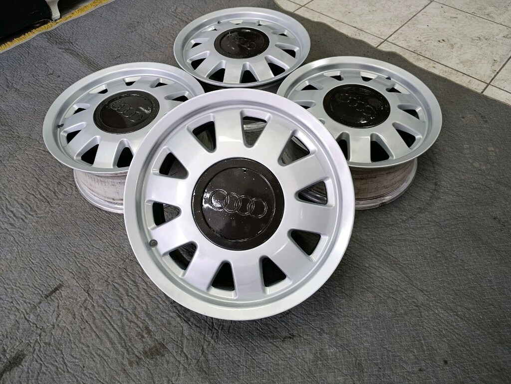 15 5x112 hatasız audi hafif çelik jant - 3