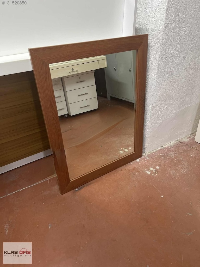 KLAS OFİS PENDİK 90x70 AHŞAP ÇERÇEVELİ AYNA İKİNCİ EL - 2