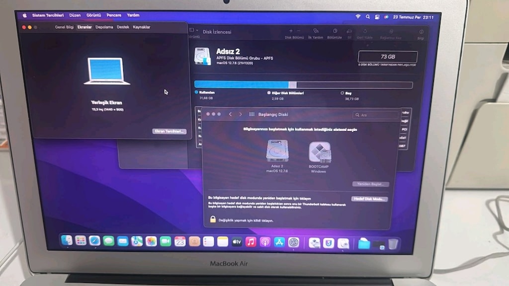 Macbook Air 2015 Monterey Takaslı - 8