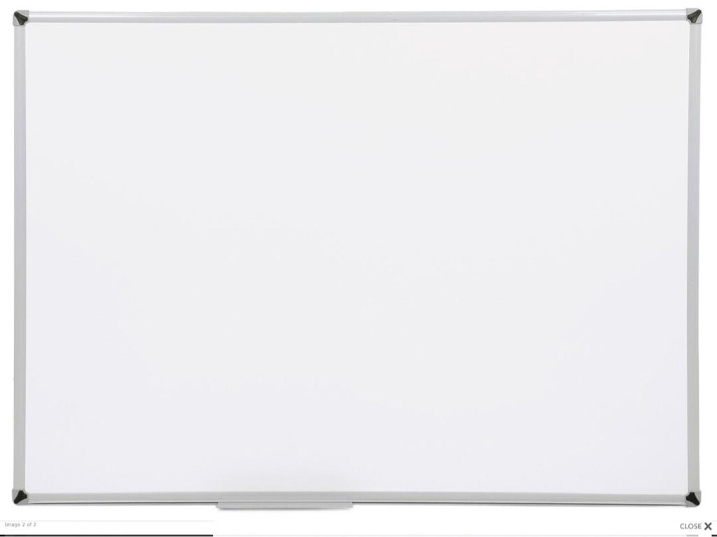 120x140 Laminant Yazı Tahtası Beyaz - 2