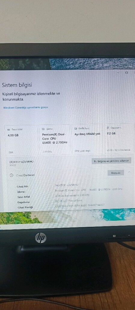 Lenovo - Masaüstü Bilgisayar - 8