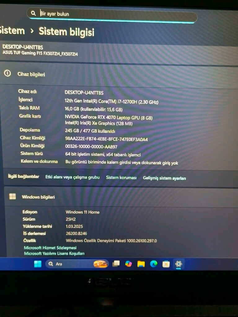 ASUS TUF GAMING F15 - 3