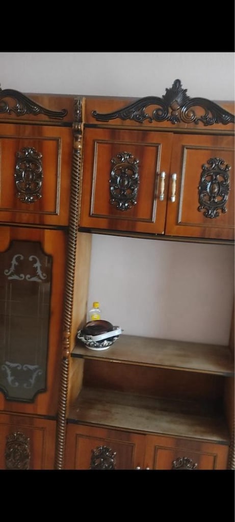 ceviz ağacı vitrin antika - 4