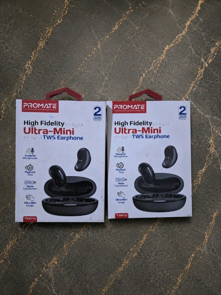 PROMATE Ultra-Mini Siyah TWS Bluetoth Kulaklık - 2