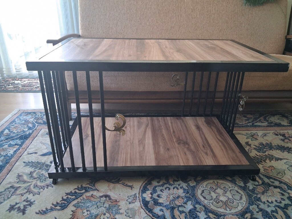 ferforje dekoratif orta sehpa - 3